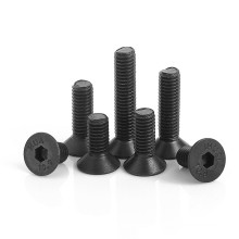 DIN7991 Grade 10.9 Carbon Steel Hex Allen Head Bolt M2 M2.5 M3 M4 M5 M6 M8 M10 M12 Hex Socket Countersunk Flat Head Cap Screw